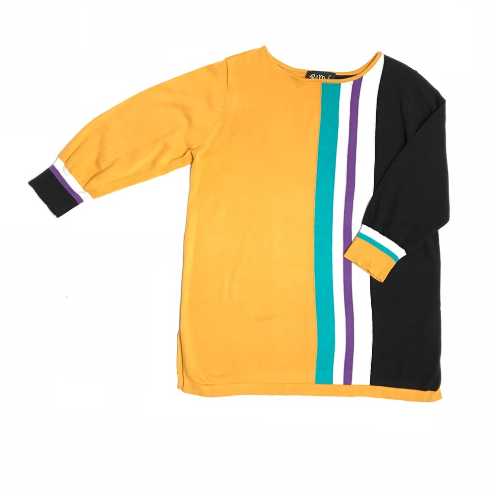 color-block sweater